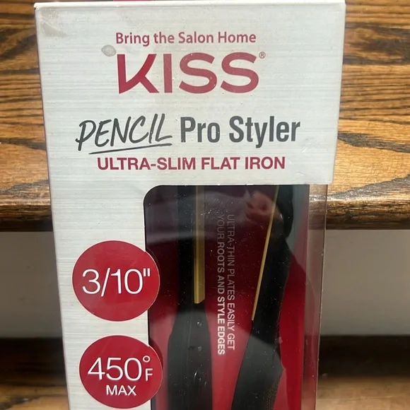 Kiss Pencil Pro Styler Flat Iron NIB - Picture 2 of 4